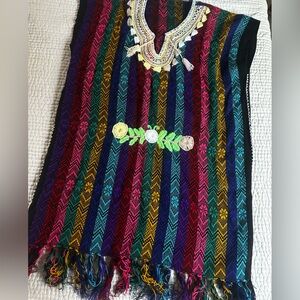 Embroidered Vintage Caftan Whimsical Festival Boho